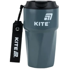 Термокружка 450 мл, сіра K25-1220-1 Kite