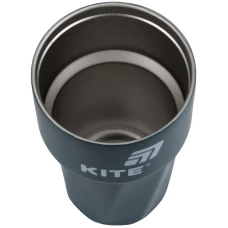 Термокружка 450 мл, сіра K25-1220-1 Kite