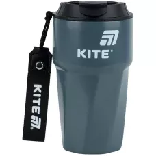 Термокружка 450 мл, сіра K25-1220-1 Kite