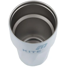 Термокружка 450 мл, сіро-блакитна K25-1220-2 Kite