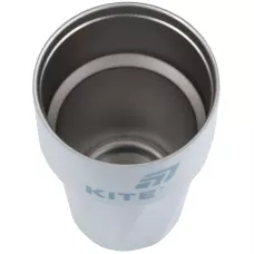Термокружка 450 мл, сіро-блакитна K25-1220-2 Kite
