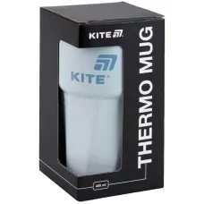 Термокружка 450 мл, сіро-блакитна K25-1220-2 Kite