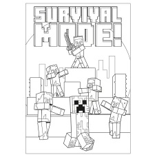 Розмальовка А4 "Minecraft", 12 с. 742915 YES