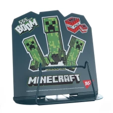 Підставка для книг фігурна YES Minecraft.Creeper, металева 470525