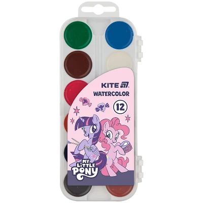 Фарби акварельні, б/п, 12 кол. My Little Pony LP25-061 Kite