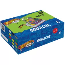 Фарби гуашеві, 6 кол., 20мл., Hot Wheels HW25-062 Kite