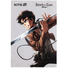 Блокнот-планшет A5, 50арк, клітинка, Attack on Titan Season 1-3 AT25-194 Kite