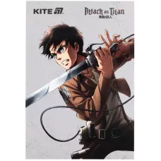 Блокнот-планшет A5, 50арк, клітинка, Attack on Titan Season 1-3 AT25-194 Kite