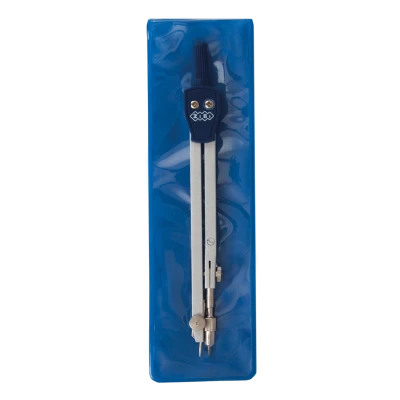 Циркуль COLLEGE в м'якому PVC чохлі, темно-синій, ZB.5310CL-03 Zibi