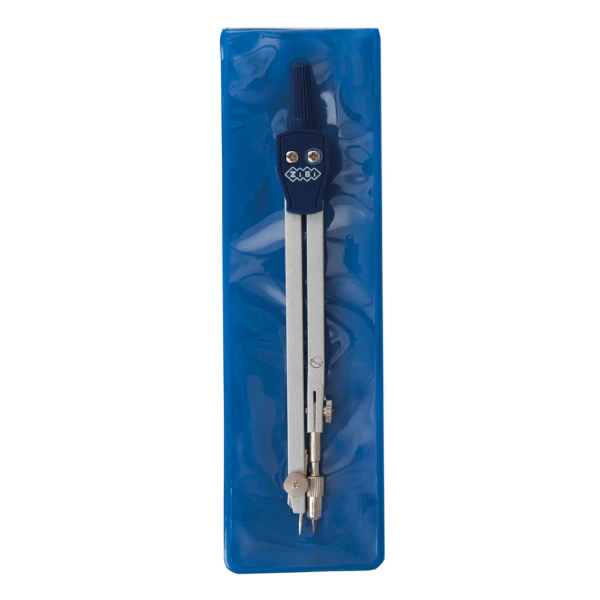 Циркуль COLLEGE в м'якому PVC чохлі, темно-синій, ZB.5310CL-03 Zibi