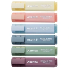 Маркер Highlighter 2537-A, 1-5 мм клиноп. morandi асорті