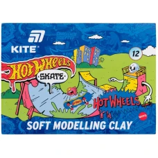 Пластилін восковий, 12 кольорів, 240 г. Hot Wheels HW25-1086-2 Kite