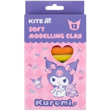 Пластилін восковий, 12 кольорів, 200 г. Kuromi HK24-086 Kite