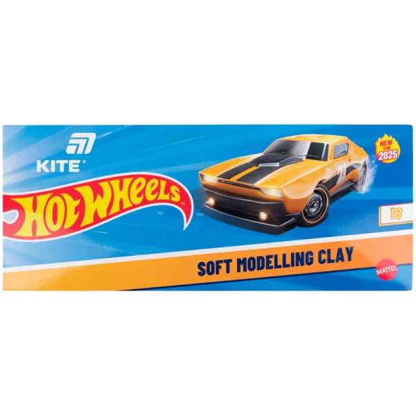 Пластилін восковий, 18 кольорів, 360 г. Hot Wheels HW25-085 Kite