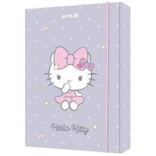 Папка для зошитів В5 на гумці картон, Hello Kitty HK25-210-1 Kite