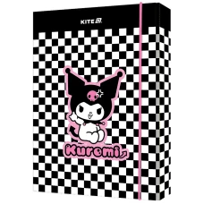 Папка для зошитів В5 на гумці картон, Kuromi HK25-210-3 Kite