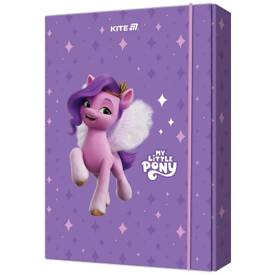 Папка для зошитів В5 на гумці картон, My Little Pony LP25-210 Kite