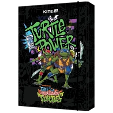 Папка для зошитів В5 на гумці картон, Ninja Turtles NT25-210 Kite