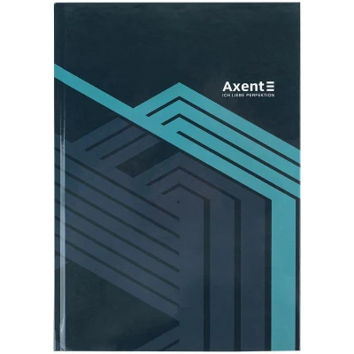 Книга записна А4, 96арк., кліт, тверда обкл., Lines, сіра, 8422-580-A
