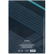 Книга записна А4, 96арк., кліт, тверда обкл., Lines, сіра, 8422-580-A