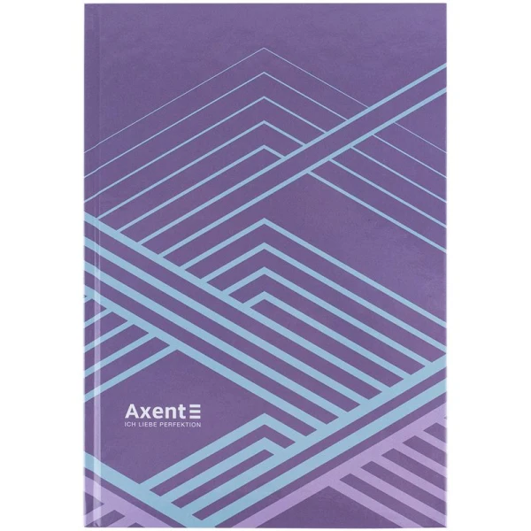 Книга записна А4 96арк., кліт., Lines, бузкова, 8422-583-A