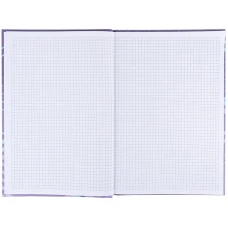 Книга записна А4 96арк., кліт., Lines, бузкова, 8422-583-A