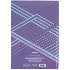Книга записна А4 96арк., кліт., Lines, бузкова, 8422-583-A