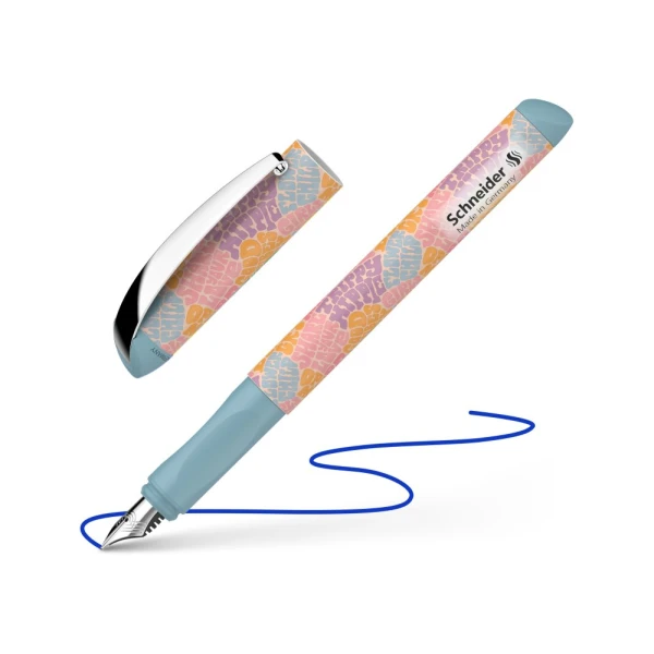 Ручка перова з чорнильним патроном Schneider Glam, корпус блакитний, S167769