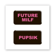 Наліпки 3D-стікер "Future milf" SX-278 Tattooshka"