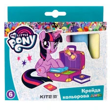 Крейда кольорова Jumbo, 6 кол. My Little Pony LP19-073 Kite