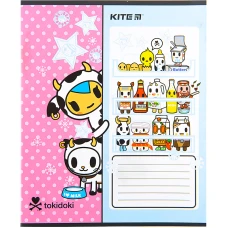 Зошит 12 арк., коса, софт тач + УФ лак, tokidoki TK22-235 Kite