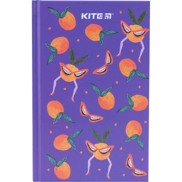 Книга записна А6, 80арк. кліт. тверда обкл. BBH K22-199-1 Kite