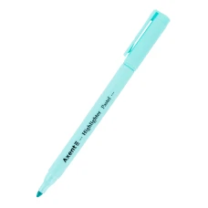 Маркер Highlighter Pastel 2533-A, 2-4 мм клиноп. бірюзовий Axent
