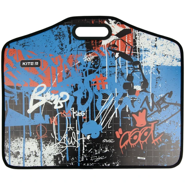 Портфель на липучках, 1 відділ., A3 Kite Street Style K22-208-02