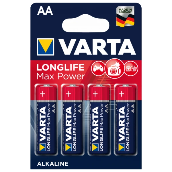 Елемент живлення Varta AA-LR6 1.5V longlife Max Power
