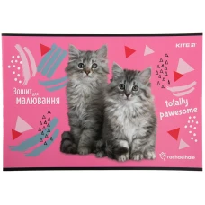 Зошит для малювання, 12 арк., скоба, гібр. лак + УФ лак, Rachael Hale R23-241 Kite