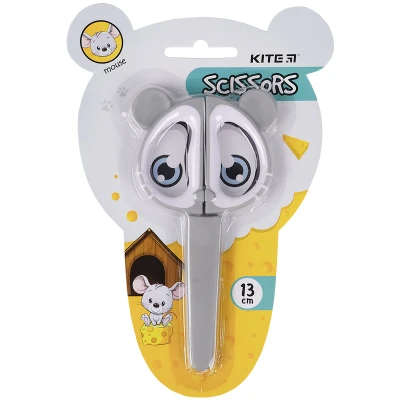 Ножиці дитячі в футлярі, 13см. Mouse K21-017-01 Kite