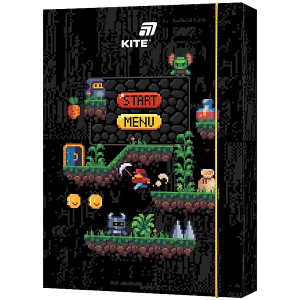 Папка для праці, А4, Pixel Game K25-213-2 Kite