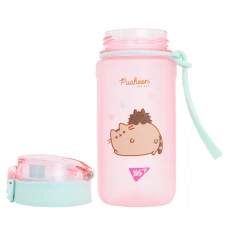 Пляшка для води YES "Pusheen" 500 мл., рожева, софт тач, 708321