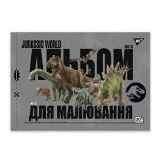 Альбом для малювання, А4 20 арк. 100г/м2, скоба з перфорацією, 
