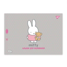 Альбом для малювання, А4 20 арк. 100г/м2, скоба з перфорацією, "Miffy" 130594 YES