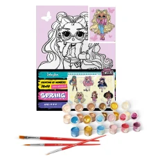 Набір для розпису по номерах для дітей "L.O.L. Surprise! Tweens Olivia Flutter" 30х40см., KHO6286