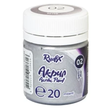 Акрил Срібло, 20 мл, 850102 RUDIX