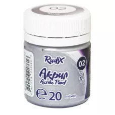 Акрил Срібло, 20 мл, 850102 RUDIX
