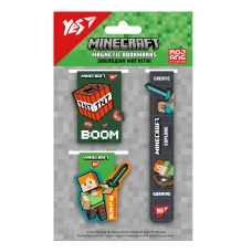 Закладки магнітні YES "Minecraft.Boom", 3 шт, 708345