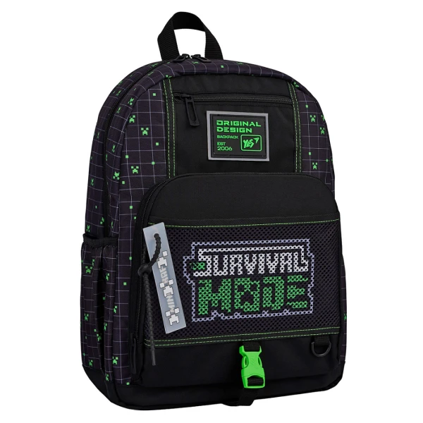 Рюкзак шкільний YES T-115 "Minecraft Survival" 41,5*30*14см., 550001