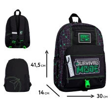 Рюкзак шкільний YES T-115 "Minecraft Survival" 41,5*30*14см., 550001