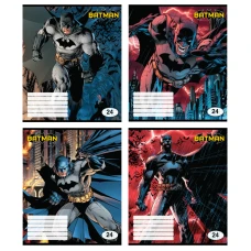 Зошит 24 арк., клітинка, гібр. лак+УФ, DC comics DC21-238 Kite