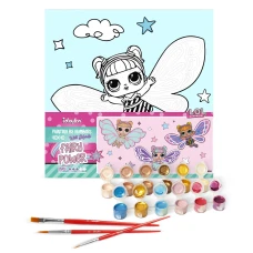 Набір для розпису по номерах для дітей "L.O.L. Surprise! O.M.G. Fairies Flutterstar" 40х40см., KHO1090