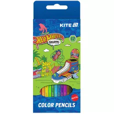 Олівці кольорові, 12 шт. Hot Wheels HW25-051-2 Kite